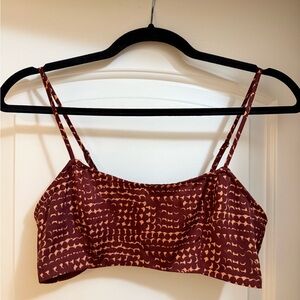 Open Edit Maroon and Orange Patterned Set